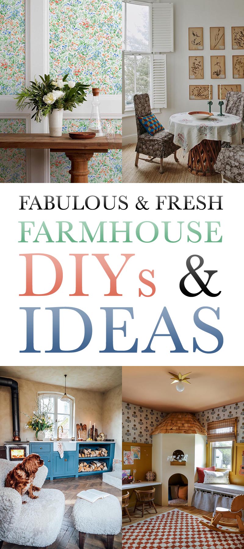 Explore 27 fabulous Farmhouse DIYs and Ideas to transform your home into a cozy haven of rustic charm and style.