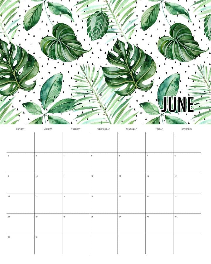 Elevate your year with our Free Printable 2024 Modern Leaves Calendar – free, stylish, and printable. Get organized beautifully!
