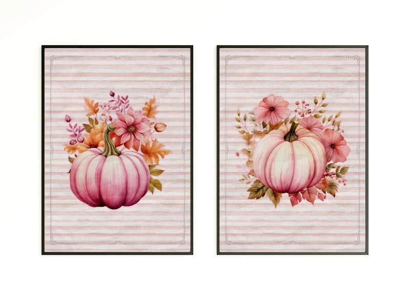 Embrace October with Free Printable Cottagecore Pumpkin Vignettes. Decorate in style and support Breast Cancer Awareness Month. Get yours at TheCottageMarket.com!