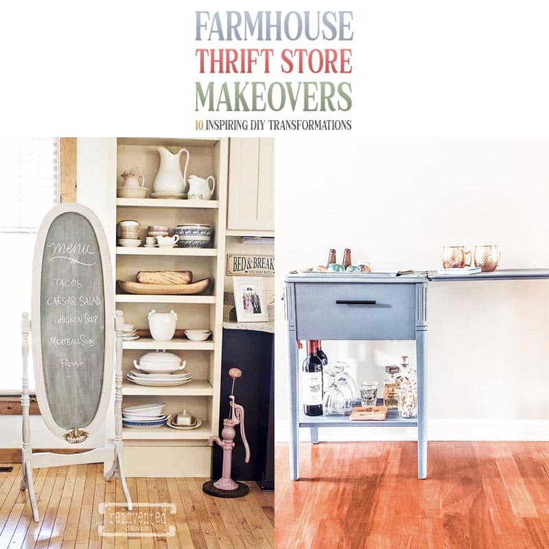 Explore 10 farmhouse thrift store makeovers that turn forgotten items into rustic treasures. Get inspired for your next DIY project!