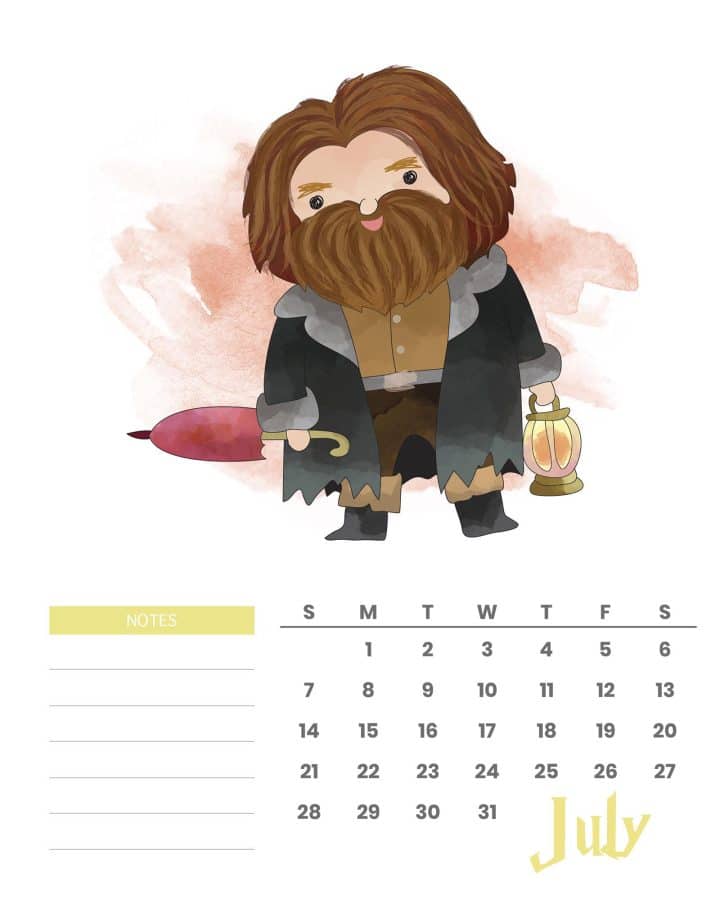 Bring Hogwarts into your daily life with our Free Printable 2024 Watercolor Harry Potter Calendar. Download, customize, and get ready for a magical year!

